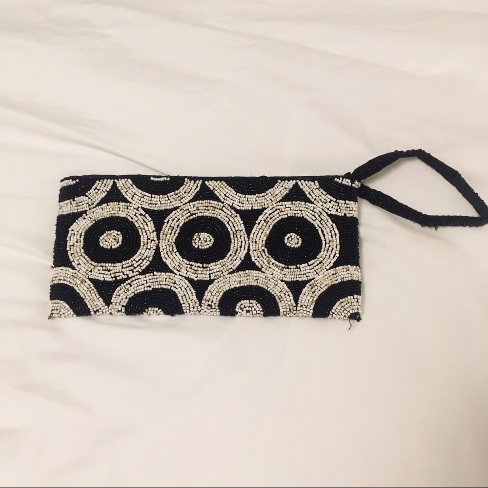Artisan beaded wallet